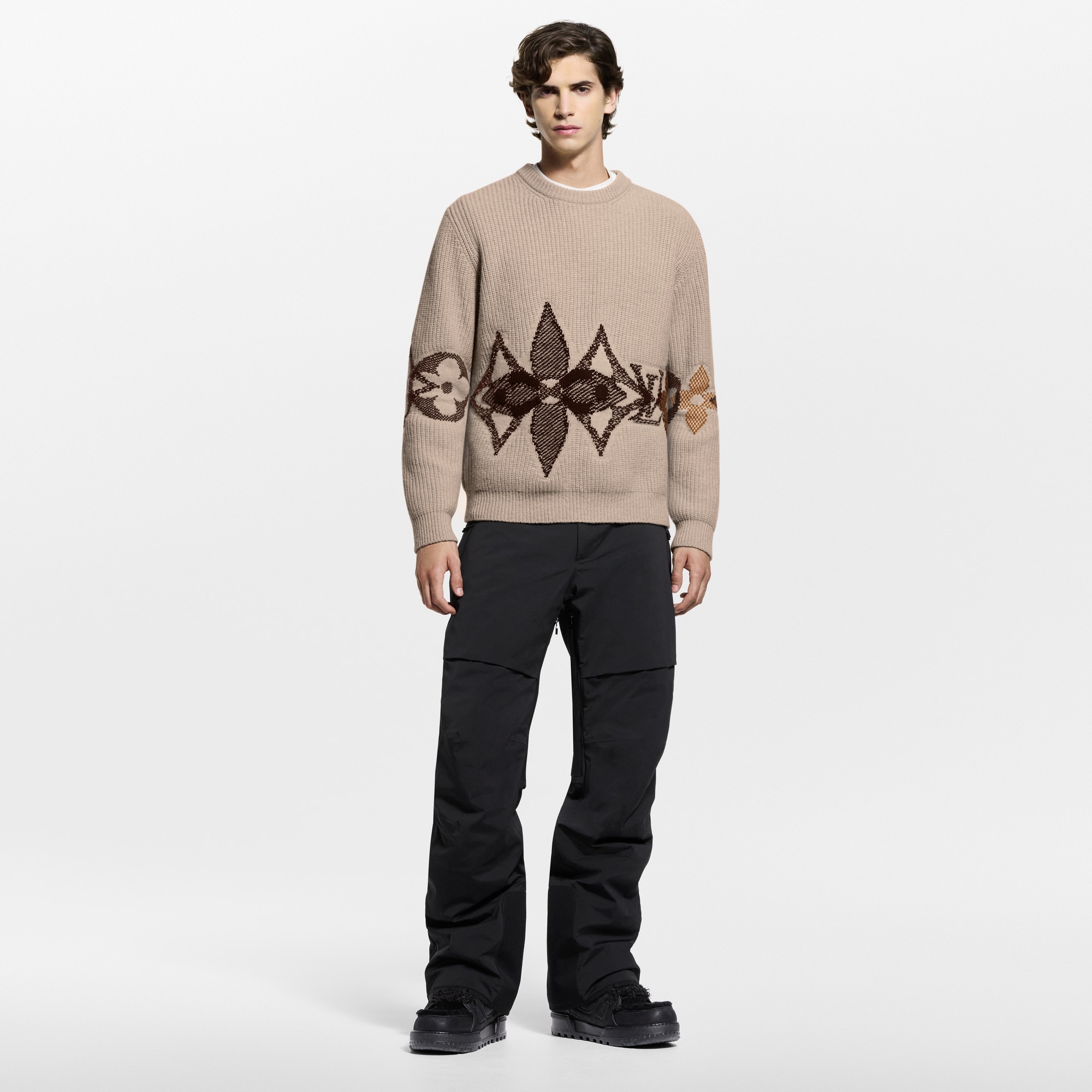 Graphic Knitted Crewneck - For Men | LOUIS VUITTON